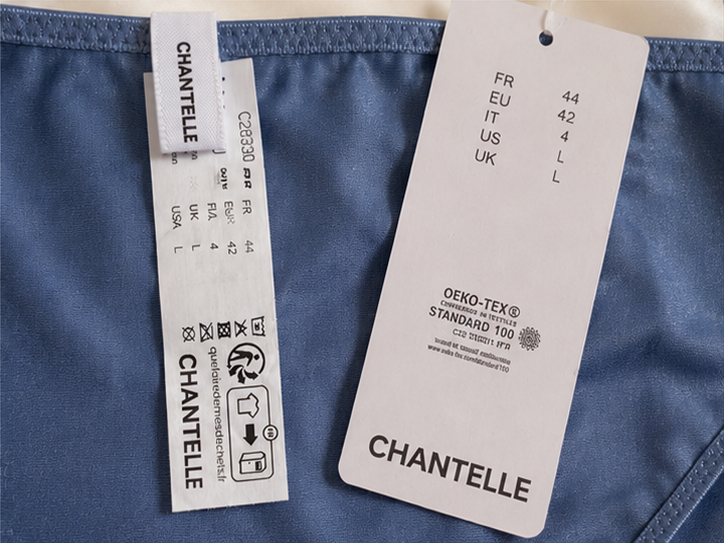 Niebieskie majtki Chantelle L - przód