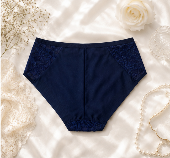 Granatowe figi modelujące Triumph Amourette Charm Maxi01 - tył