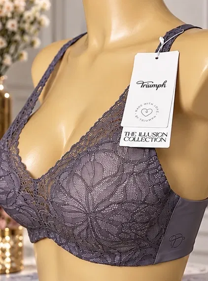 Triumph Body Make-Up Illusion Lace WP 75B Pigeon Grey - bok
