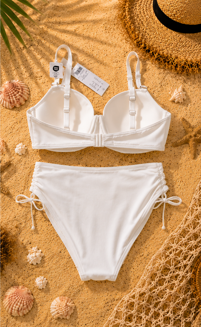 Kremowy strój kąpielowy Triumph Summer Glow 42E i 42 - tył