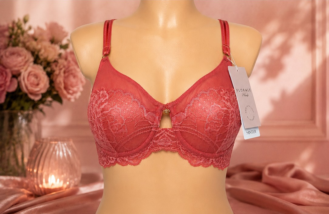 Triumph Wild Peony Florale W01 biustonosz minimizer 75C - przód